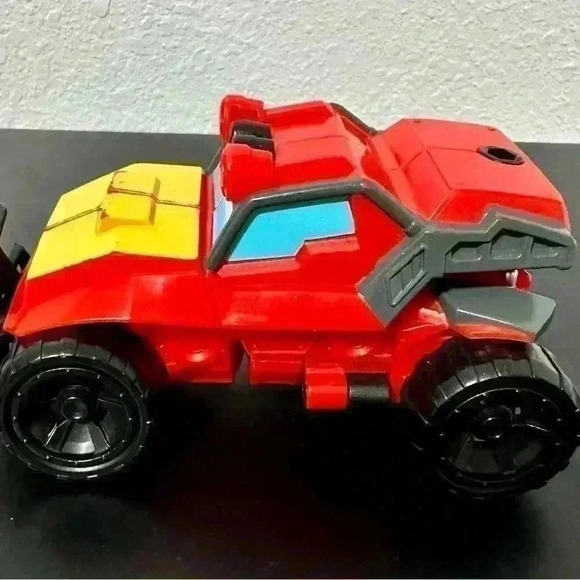 Playskool Heroes 4” Transformers Rescue Bot Academy Hot Shot Figure Off Road Car - Picture 4 of 6